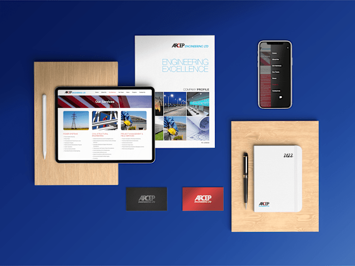 Cover image for Brand Identity & Website Design for ARCEP Engineering