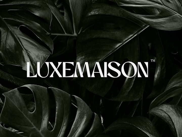 Cover image for LuxeMaison Brand  Identity