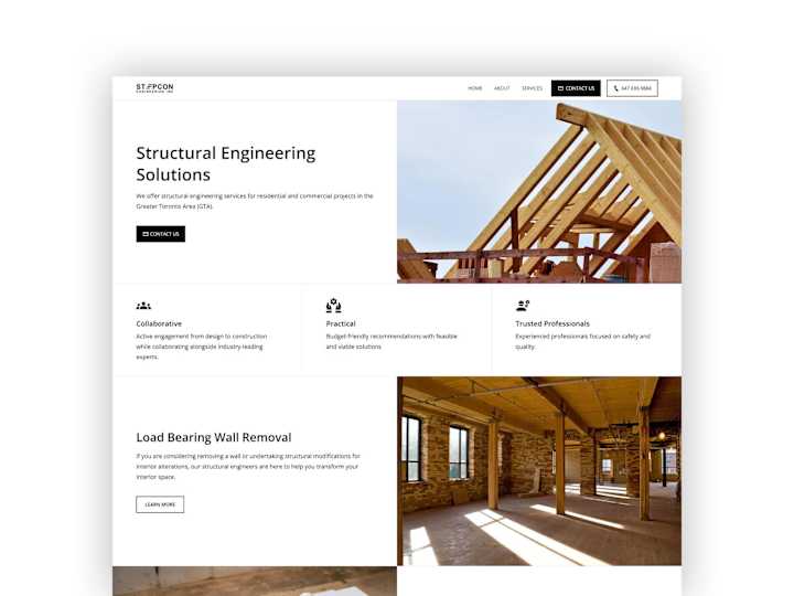 Cover image for Structural Engineering Firm Website