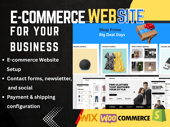 Cover image for build a professional website on wordpress wix ecwid or shopify