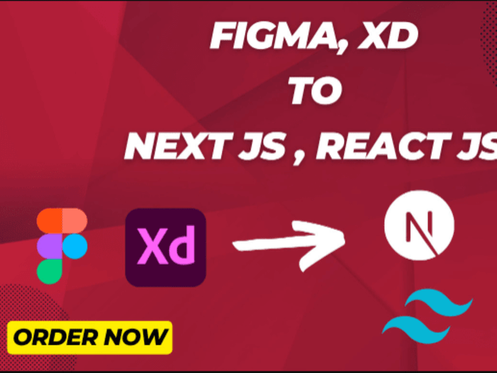 Cover image for I will convert figma to react js and next js