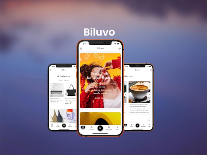 Cover image for Converted e-commerce site into iOS and android app