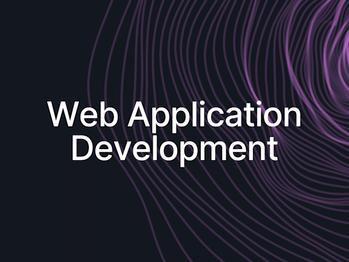 Cover image for I will create fully custom web applications for you