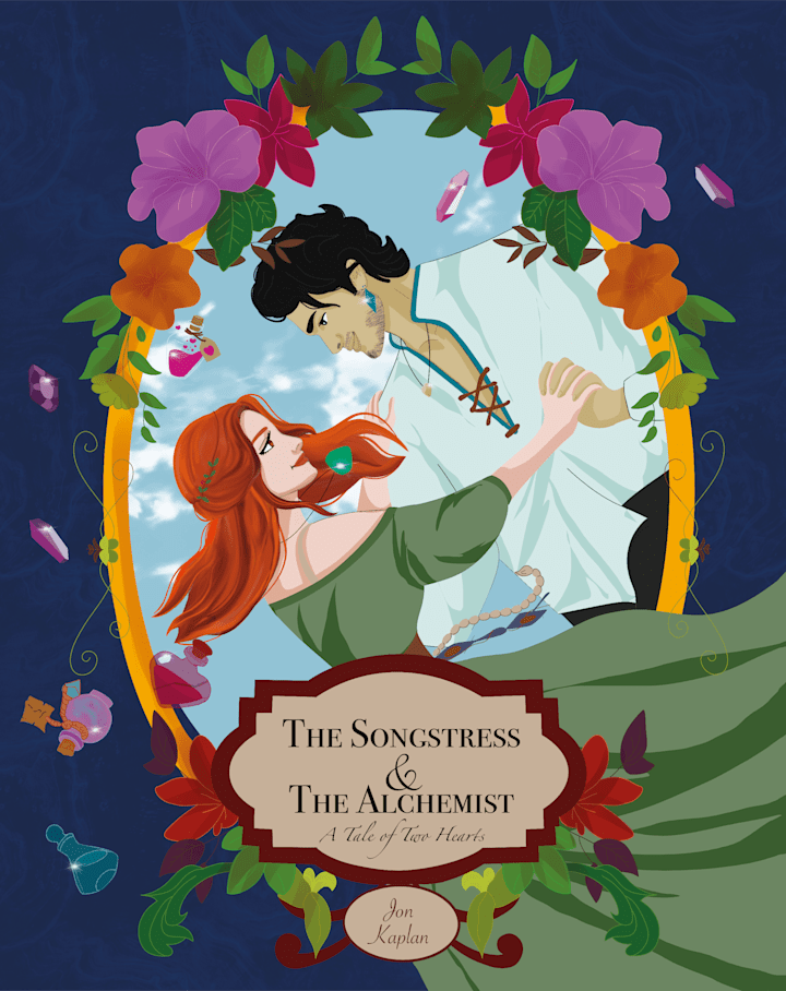 Cover image for The Songstress and the Alchemist- Book Illustration