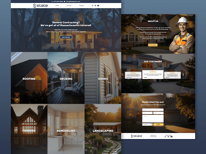 Cover image for State General Contractors - Website & Branding