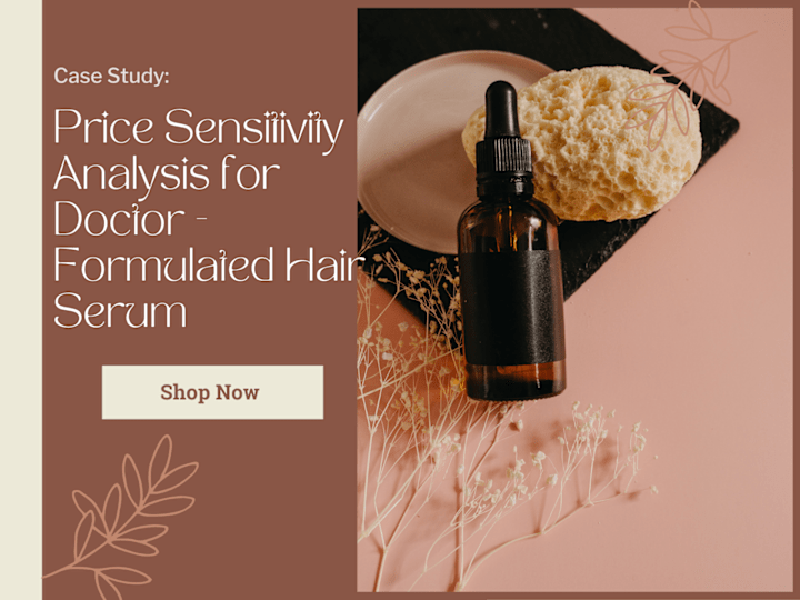 Cover image for Price Sensitivity Analysis for Hair Serum: Case Study