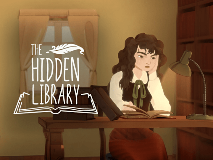Cover image for "The Hidden Library" - narrative game