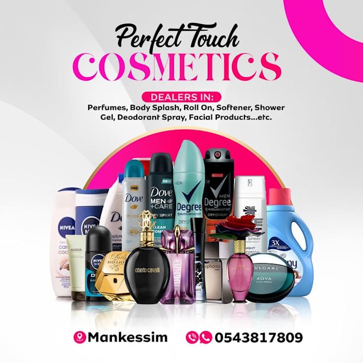 Cover image for A perfect flyer design for Perfect Touch Cosmetics