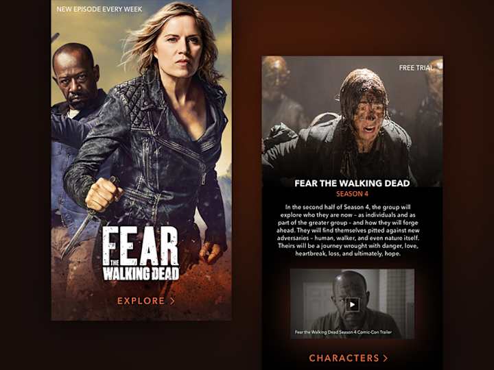Cover image for FTWD Mobile landingpage