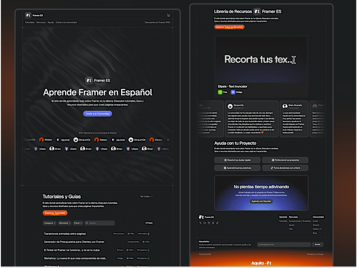 Cover image for Framer ES — Framer Spanish Community