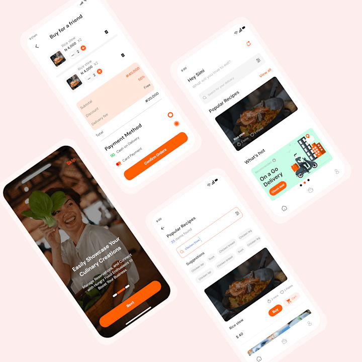 Cover image for Foodie Mobile food App