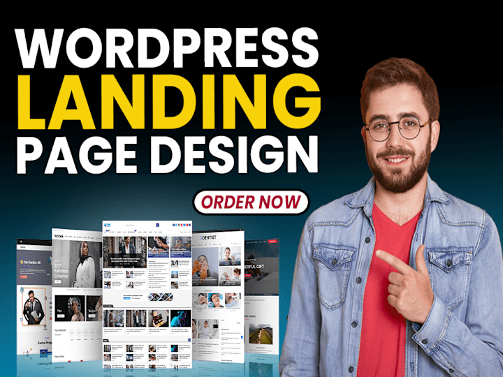 Cover image for Professional Landing Page Design | WordPress Landing Page design