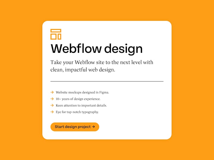 Cover image for Webflow Design →