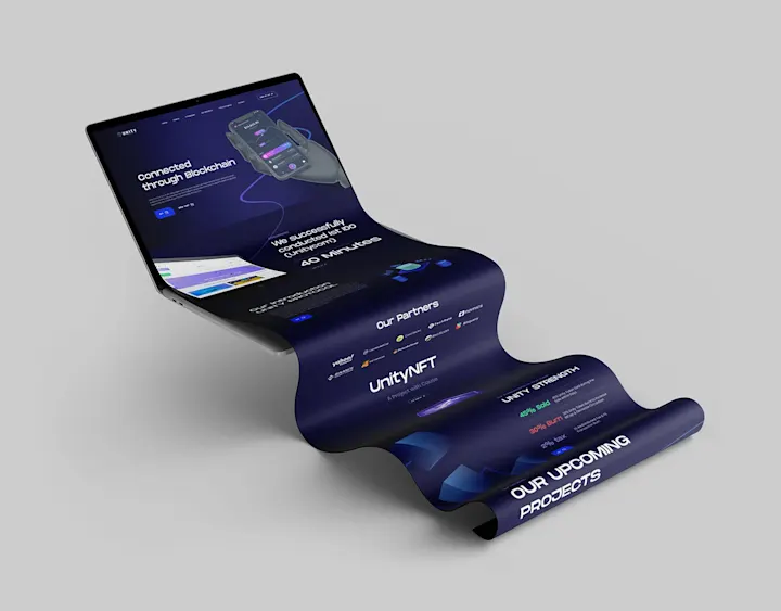 Cover image for Unity Protocol - Website design