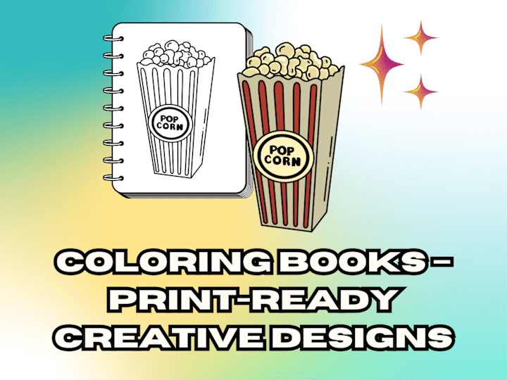 Cover image for Custom Coloring Book & Print-Ready Designs