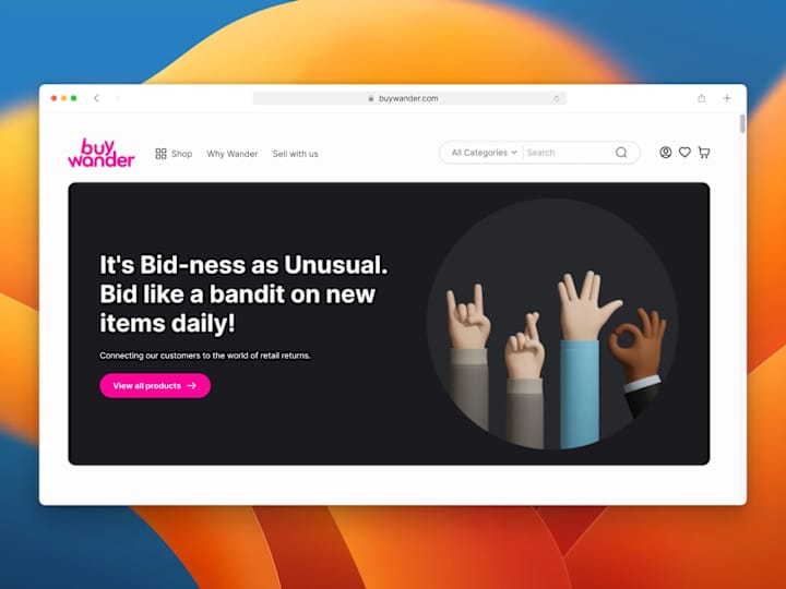 Cover image for BuyWander Auction Platform Revamp