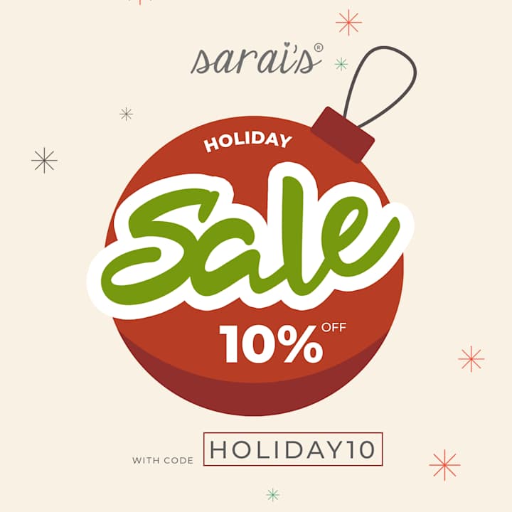 Cover image for Holiday sale - Sarais 