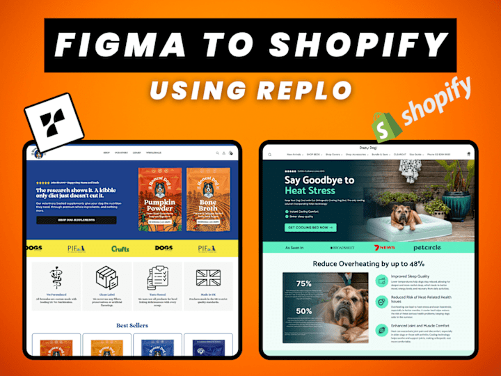 Cover image for I will do Figma to Shopify Design and Development Using Replo