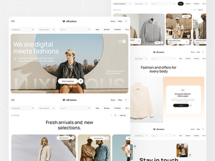 Cover image for Responsive E-commerce Website Design