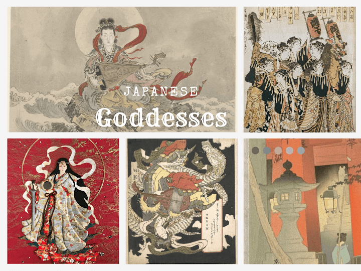 Cover image for From Creation to Compassion: The Five Goddesses of Japan 