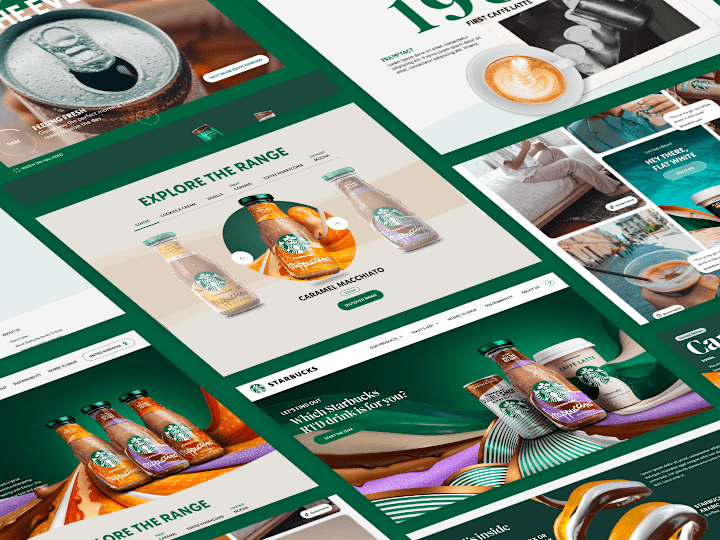 Cover image for Starbucks RTD Website Redesign