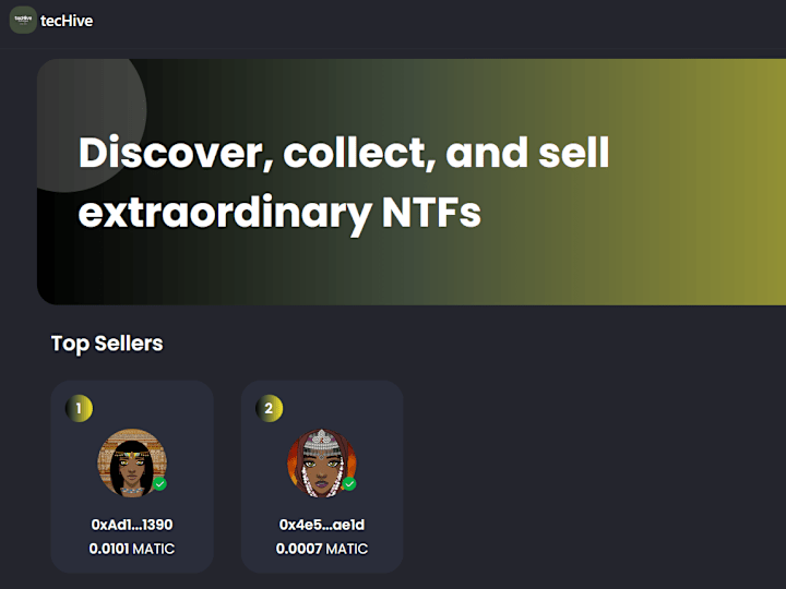 Cover image for 

NFT Artists Marketplace