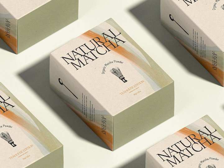 Cover image for Brand Identity & Packaging - Natural Matcha