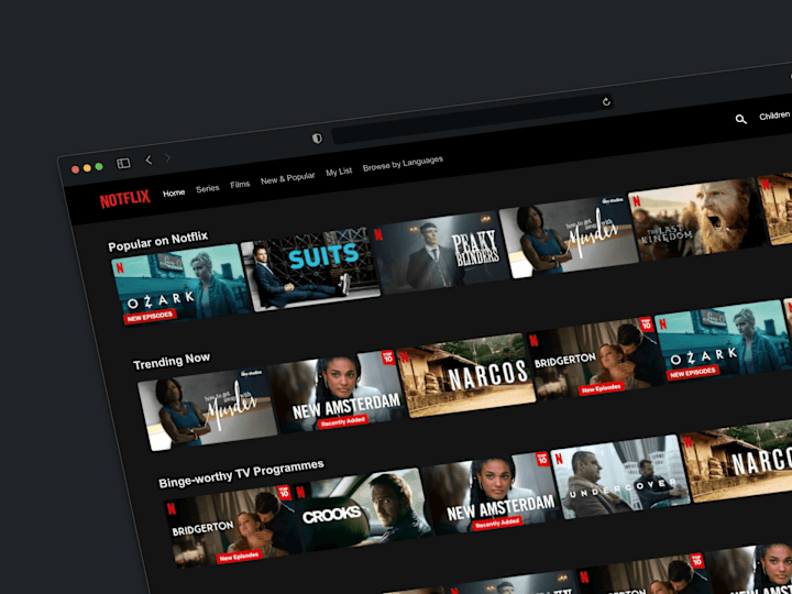 Cover image for Notflix - Movie Streaming Service Clone (Demo)