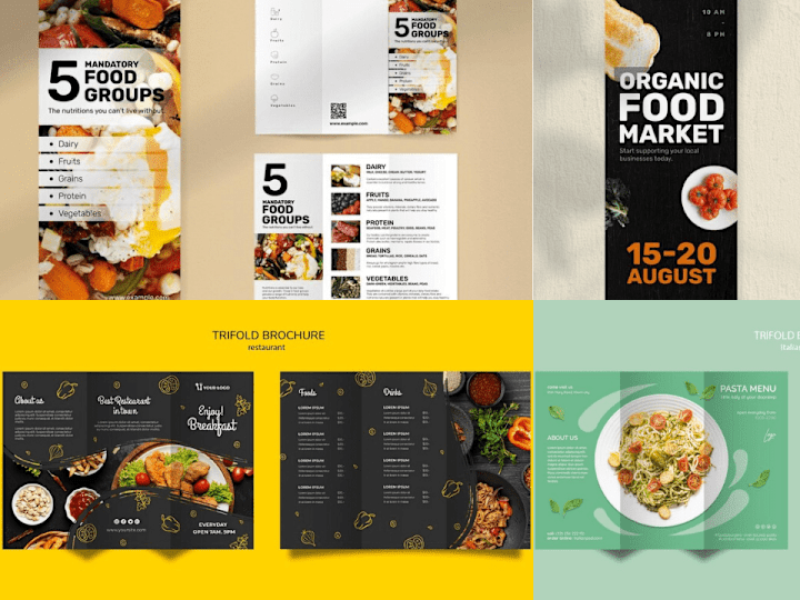 Cover image for restaurant menu,bar menu and food menu design