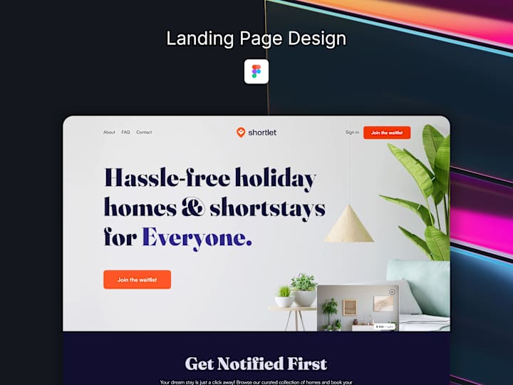 Cover image for Landing Page Design in Figma