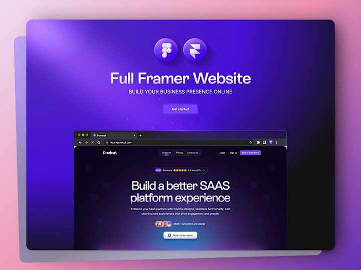 Cover image for Full Framer Website Design