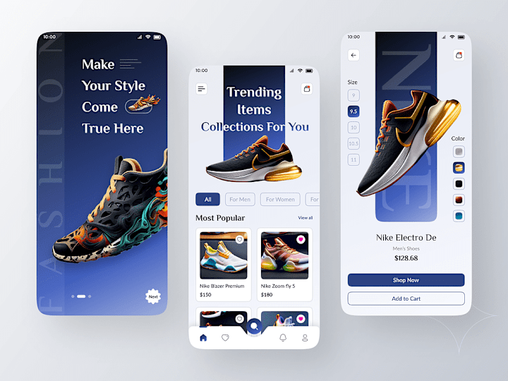 Cover image for ShoeVista - eCommerce App Design | Shoes | Online