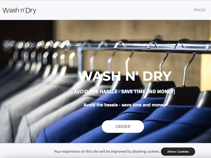 Cover image for WashnDry: The Ultimate B2B and B2C Laundry Service Solution