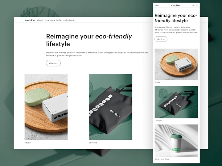 Cover image for Reciklo - Webflow & Shopify connected with Smootify.io