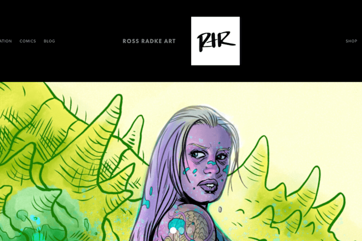 Cover image for Comic book Artist Website