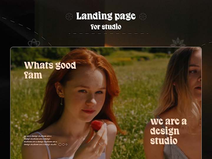 Cover image for Framer Landing Page for a Cinematic Studio- Design & Development