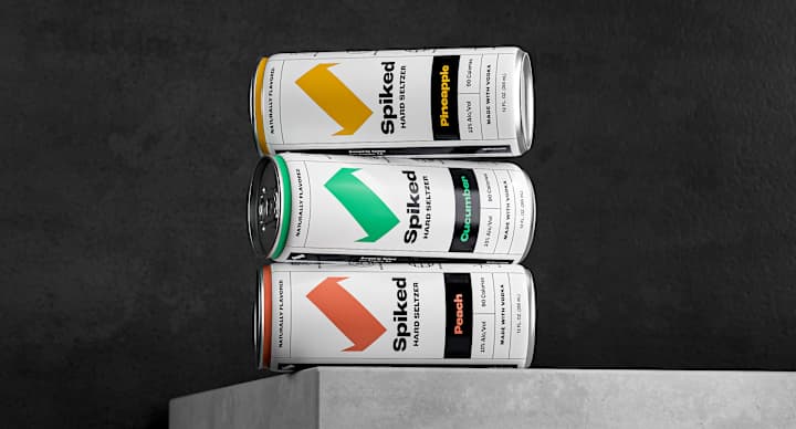 Cover image for Brand Identity and Packaging Design for Hard Seltzer Company