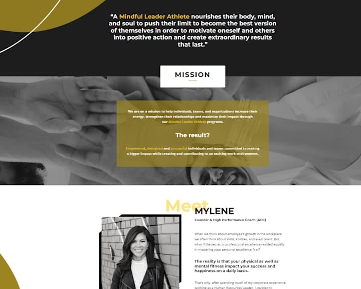 Cover image for Mindful Leader Athlete I Web Copy, Lead Magnets & LinkedIn Posts