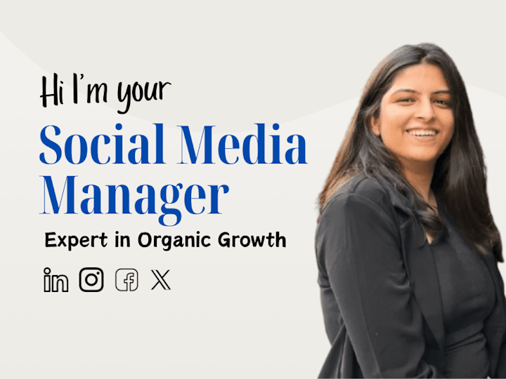 Cover image for Social Media Management | Organic Growth