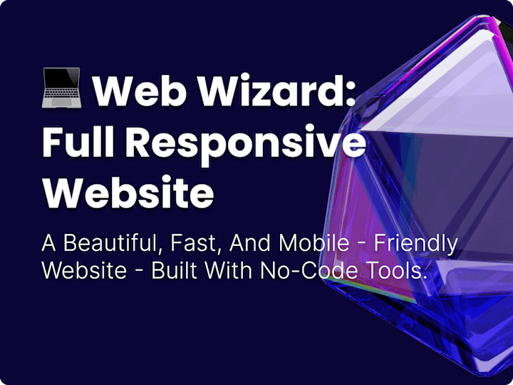 Cover image for ‍Full Responsive Website