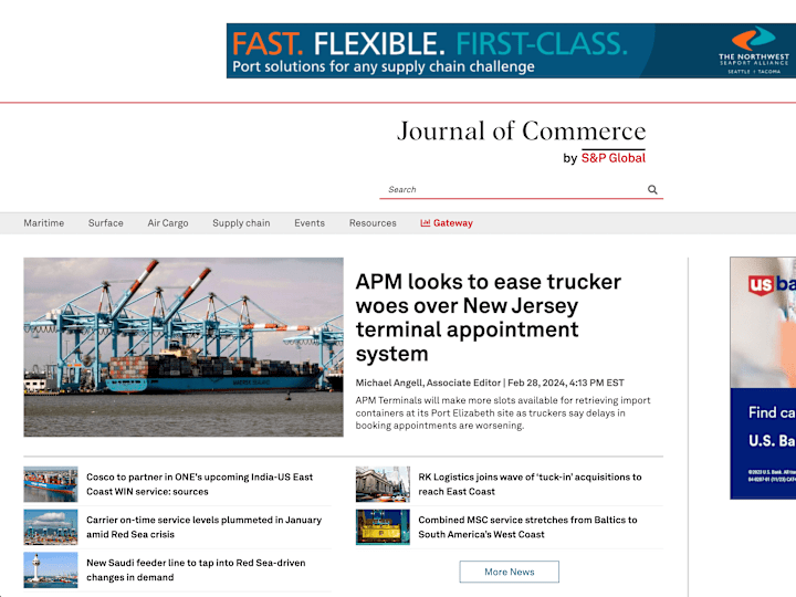 Cover image for Journal of Commerce