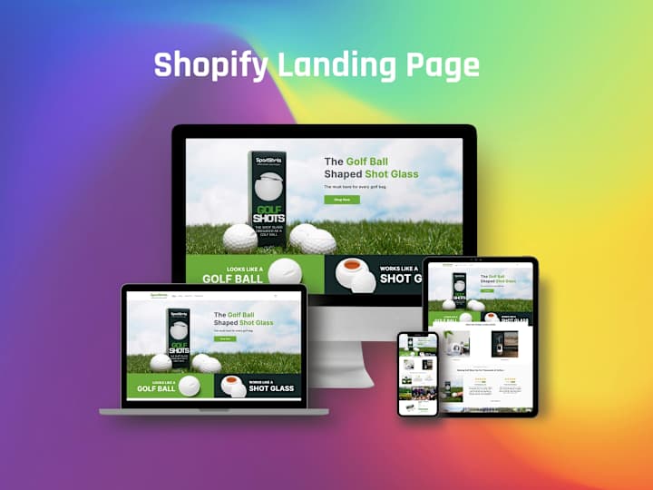 Cover image for Shopify Landing Page design with Pagefly