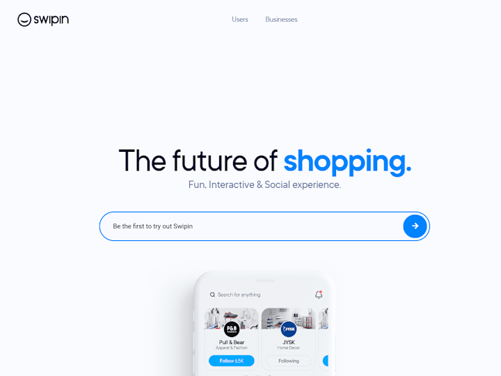 Cover image for Swipin – Social Shopping App