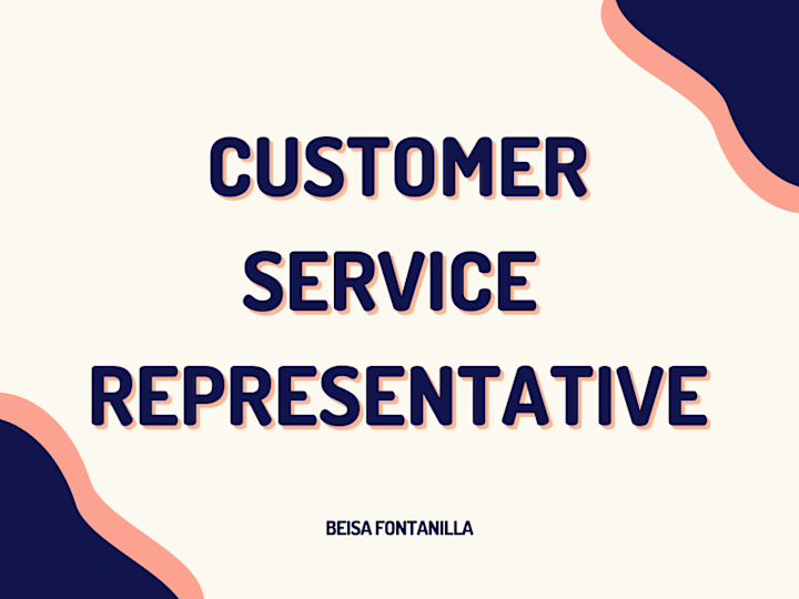 Cover image for Customer Service Representative