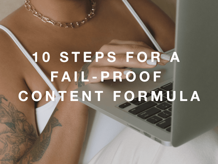 Cover image for 10 Steps for a Fail-Proof Content Formula