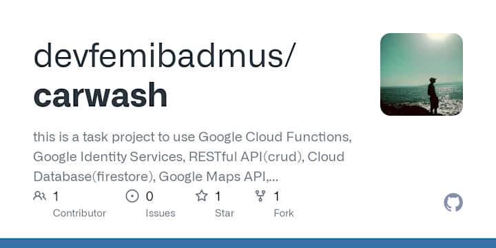 Cover image for Car Wash Simple API Running on Google Cloud Functions