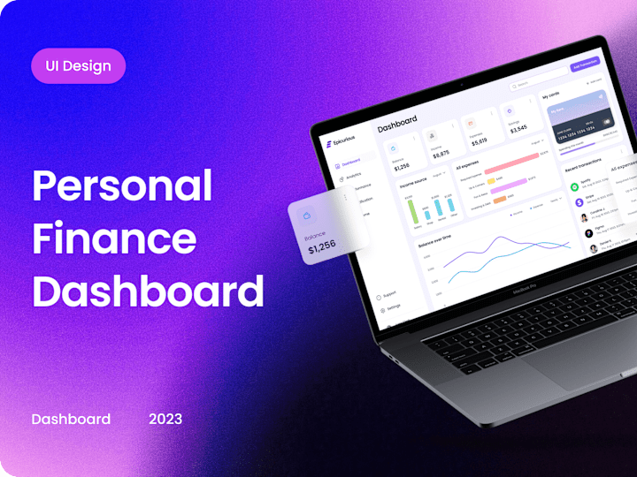 Cover image for Epicurious - Finance Dashboard Design 