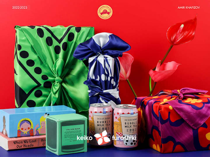 Cover image for KEIKO FUROSHIKI Branding Case Study – Reusable Gift Wrapping