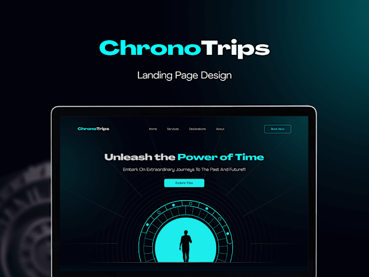 Cover image for Chronotrips: Time travel agency landing page