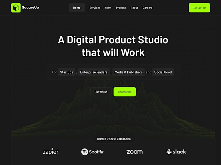 Cover image for SquareUp Website Development
